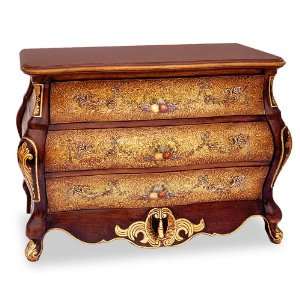 Hand Painted French Bombe Chest
