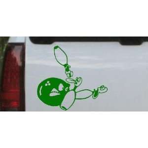  Funny Bowling Ball and Pins Sports Car Window Wall Laptop 