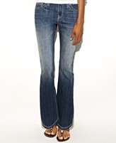 INC International Concepts Jeans, Curvy Fit Bootcut Sequin Pocket, Mid 