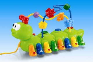 Megcos Toys Pull Along Musical Activity Caterpillar NEW  