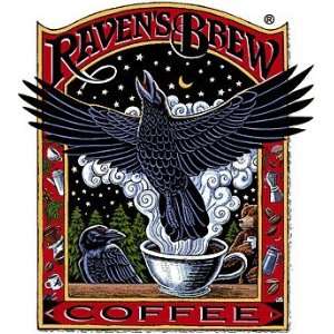 Ravens Brew Whole Bean Breakfast Blend, Light Roast 1.75 Ounce Bag 