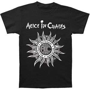 Alice in Chains Sun Logo T Shirt S, M, L, XL, 2XL  