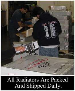 Our radiators are hand packed in the factory box and shipped  
