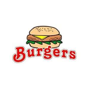  Burgers Window Cling Sign