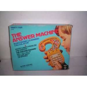    The Answer Machine Electronic Learning calculator 