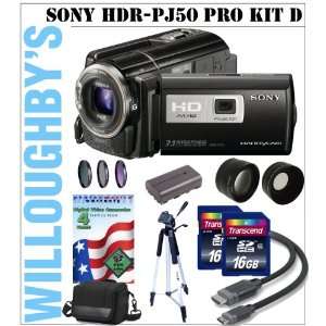 Camcorder Pro Series Package for the Sony HDR PJ50 Photo Bundle 