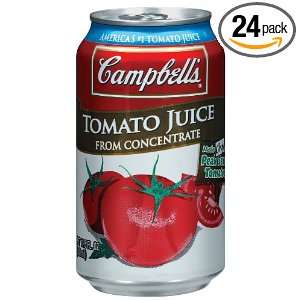 Campbells Tomato Juice, 11.5 Ounce (Pack of 24)  Grocery 