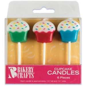  6 pc Cupcake Candles Toys & Games