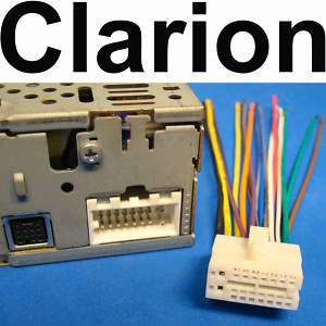 CLARION 16 PIN WIRE HARNESS POWER GROUND SPEAKER PLUG  