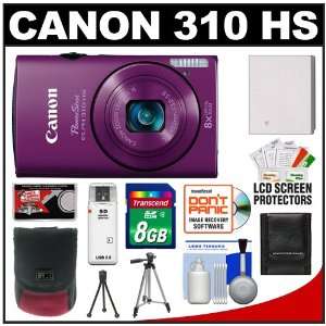  Canon PowerShot 310 HS 12.1 MP Digital Elph Camera (Purple 