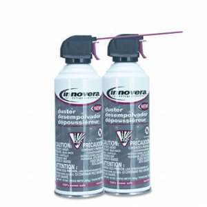  Compressed Gas Duster, Nonflammable, 2 10oz Cans/Pack