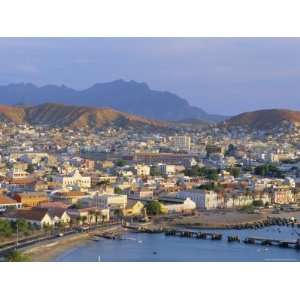 Town of Mindelo, Capital of Sao Vicente, Cape Verde Islands, Atlantic 