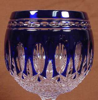 Waterford Wine Glasses CLARENDON COBALT BLUE NIB  