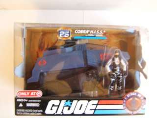 2008 Cobra HISS Tank w/Cobra Driver   Target Exc.   Mint in Sealed Box 
