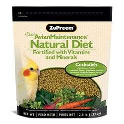   lb Bags Avian Maintenance Natural Diet Cockatiel Pet Bird Food  