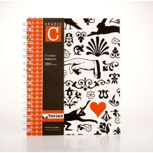  Carolina Pad, True, Love, 3 Subject Notebook, 8.635 x 6.5 
