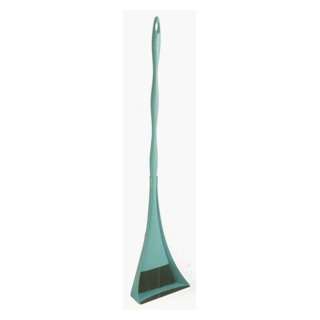  Casabella 09975 Onda Broom and Dustpan Set, Turquoise 