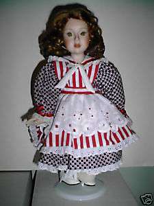 Paradise Galleries Betsy Musical Porcelain Doll  