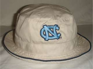 North Carolina UNC Tar Heels Khaki Bucket / Fishing Hat  