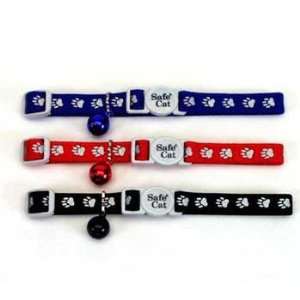  Cat Reflect Safety Collar Red Paws (Catalog Category Cat / Cat 