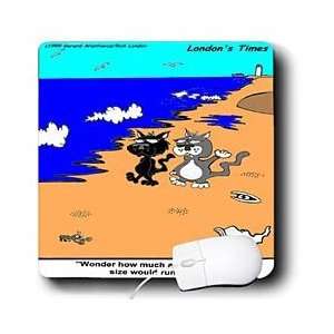   Cat Cartoons   Cat Discovers Worlds Largest Litter Box   Mouse Pads