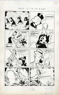 JOE ORIOLO   FELIX THE CAT #82 COMPLETE 5 PAGE STORY A SMALL FORTUNE 