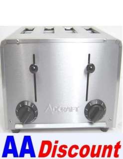   ADCRAFT 4 SLOT STAINLESS COMMERCIAL TOASTER CT 04 2200 WATTS  