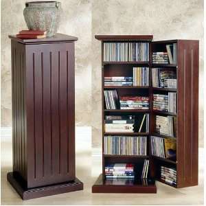  CD/DVD Cherry Finish Pedestal/Storage/Furniture Furniture 