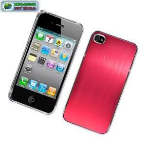   Cdma /4s Luxury Metal Case C1201 Red Cell Phones & Accessories