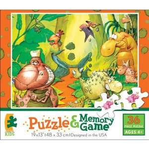 Ceaco Puzzle & Memory Game Dinoville Toys & Games