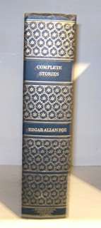 COMPLETE STORIES OF EDGAR ALLAN POE, Leather like, ICL Book  
