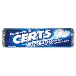 Certs Mints Peppermint, 24 Count Package  Grocery 