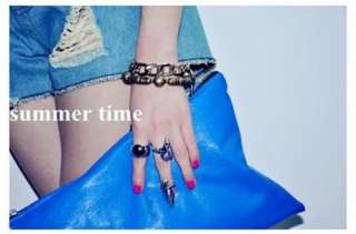 Lady Gaga Fashion Punk Cool Finger Nail Snake Design Ring Z926  