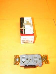 Cooper Wiring Devices 5362GY Duplex Receptacle 20 Amp 125 Volt  