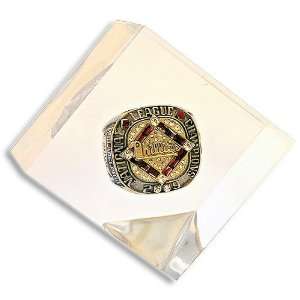   2009 National League Champions Ring Acrylic Cube