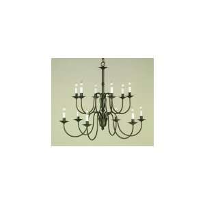   Arm Chandelier   Brushed Nickel Finish/Tapered Shade