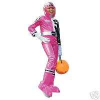   Pink Ranger Costume New Sz Large 10 12 with Gloves Boot Covers  