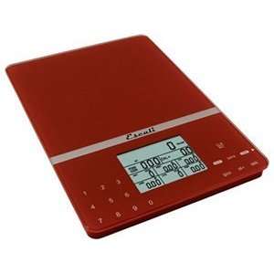  Escali 115NWP Cesto Nutritional Tracker Warm Red