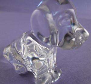 Villeroy Boch Crystal Figurine Puppy Dog Spaniel Glass  