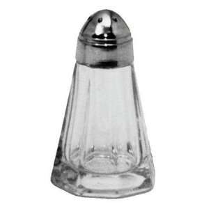  Glass Jar/Chrome Plated Plastic Top 1 Oz. Salt & Pepper 
