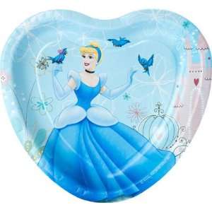  Cinderella Party Plates   Cinderella Heart Shaped Dinner 