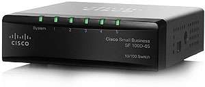  Cisco SF 100D 05 5 Port Desktop 10/100 Switch Electronics