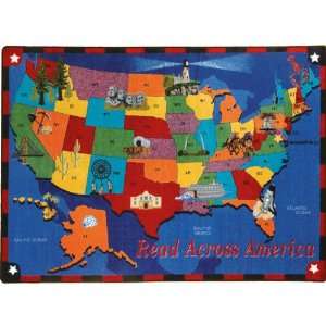  Read Across America Classroom Rug   78 x 109 Rectangle 