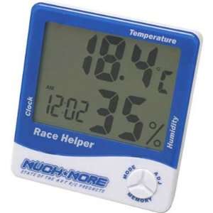  Race Helper Clock Temp/Humidity Blue Toys & Games