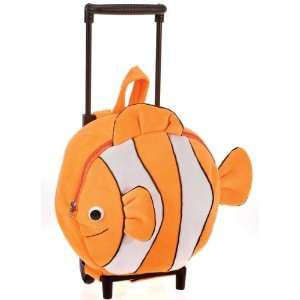  437015   10 Orange Clown Fish Trolley Backpack Case Pack 