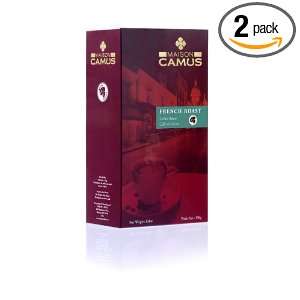 Maison Camus French Roast, Coffee Beans, 8.8 Ounce Boxes (Pack of 2 