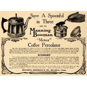   Meteor Coffee Percolator Pot   Original Print Ad