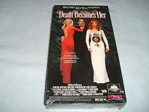 Death Becomes Her (VHS, 1992)   BRUCE WILLIS / GOLDIE HAWN / M. STREEP 