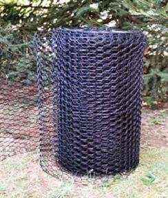 Rabbit Groundhog  Black vinyl coated WIRE FENCE/fencing 2 x 150
