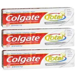Colgate Total Advanced Clean Plus Whitening Anticavity Fluoride and 